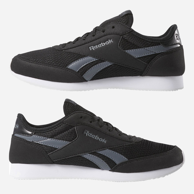Buty sportowe damskie z siatką na platformie do kostki oddychające Reebok Royal Classic Jogger 2BB CN7393 39 (8.5US) 25.5 cm Czarne (4061617457348) - obraz 7