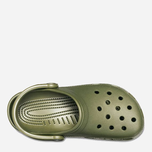 Chodaki męskie Crocs Classic Clog 10001-309 46-47 (M12) 28.8 cm Khaki (841158050826) - obraz 4