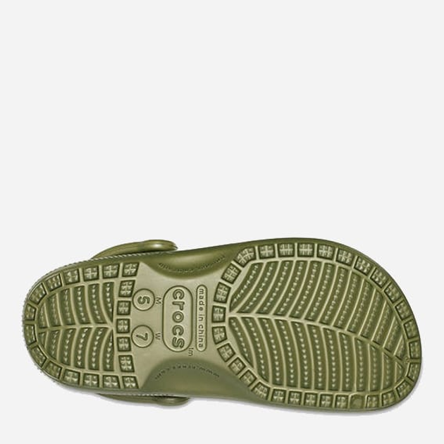 Chodaki męskie Crocs Classic Clog 10001-309 42-43 (M9/W11) 26.3 cm Khaki (841158050796) - obraz 3