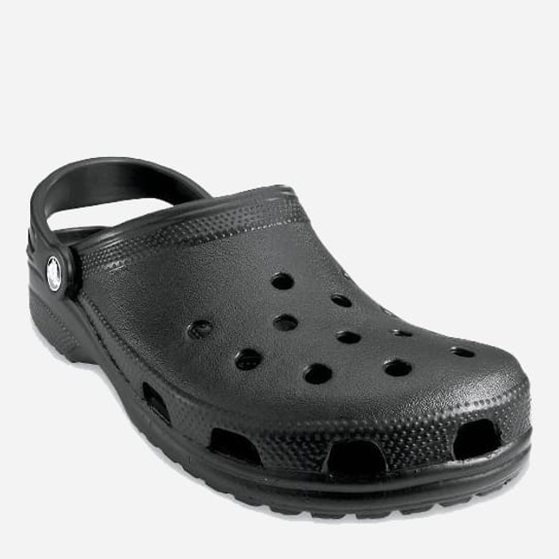 Чоловічі крокси Crocs Classic Clog 10001-001 42-43 (M9/W11) 26.3 см Чорні (841158002467) - зображення 2