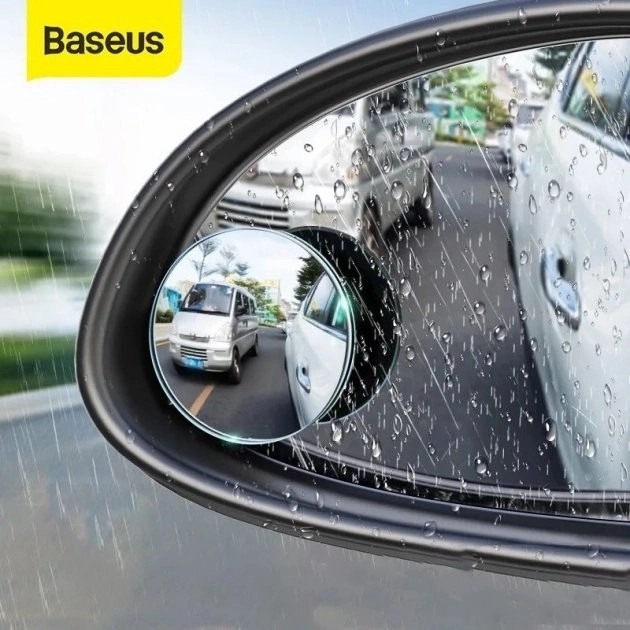 Дополнительное зеркало заднего вида Baseus Full View Blind Spot Rearview Mirrors Black (ACMDJ-01) - изображение 1