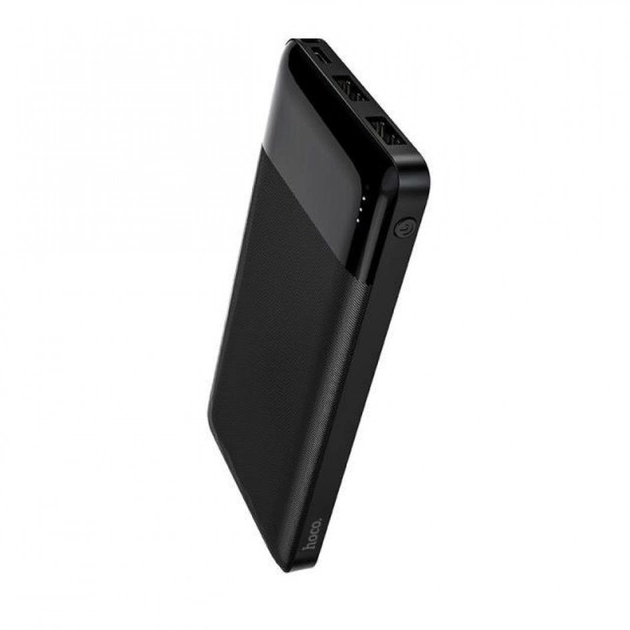 Power bank Hoco J72 10000 mAh портативная батарея повербанк 2хUSB Black - изображение 2