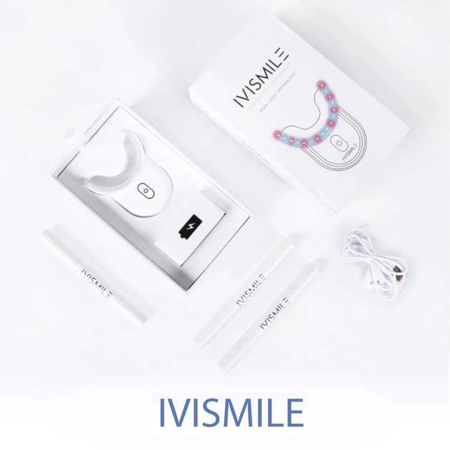 Система відбілювання зубів IVISMILE Зняття Запалення та Дезінфекція Оригінал Стандарт - зображення 6