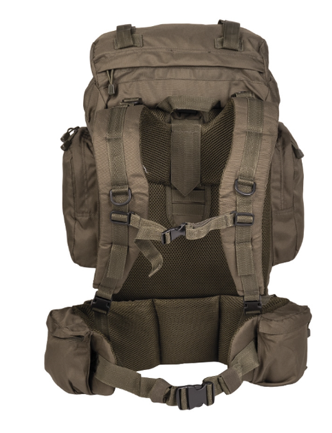 Рюкзак 55Л оливковый с нагрудным ремнем Mil-Tec - изображение 2