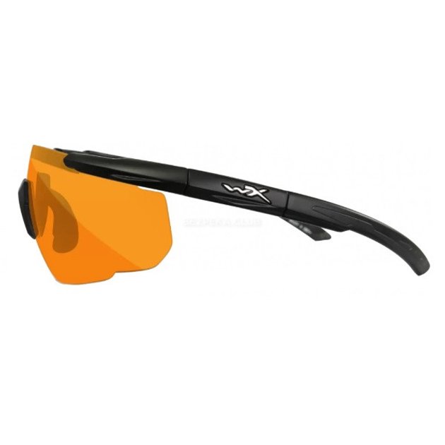 Защитные баллистические очки Wiley X X SABER ADVANCED оранжевый цвет линз Черный - изображение 2