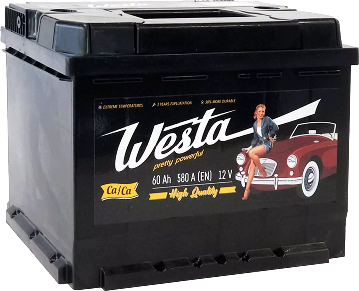 Аккумулятор westa red 60