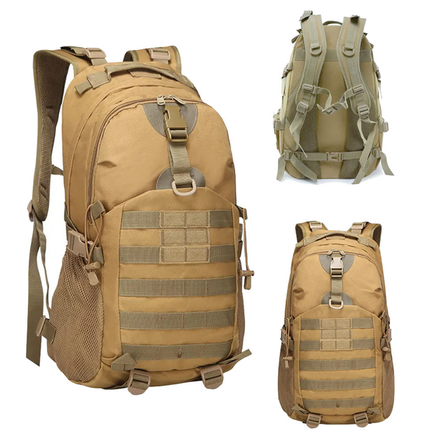 Тактичний рюкзак для чоловіків 30 л Песок A19 - зображення 1