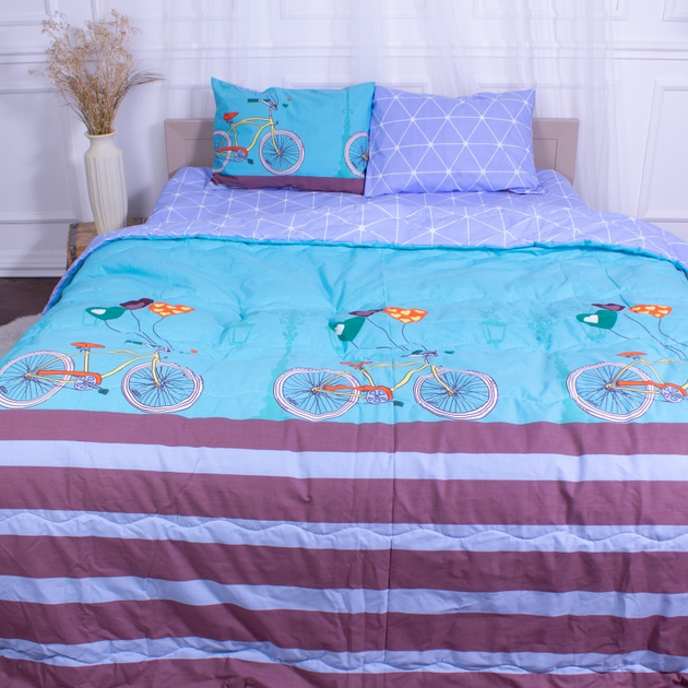 Набір MirSon №2802 Color Fun Line Alta ковдра літня Євро 200х220 EcoSilk + дві наволочки 50х70 від Rozetka на платформі USKIDKA Акція на Набір MirSon №2802 Color Fun Line Alta ковдра літня Євро 200х220 EcoSilk + дві наволочки 50х70 від Rozetka