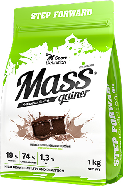 Гейнер Sport Definition Mass Gainer 1000 г Шоколад (5902811815611) - зображення 1