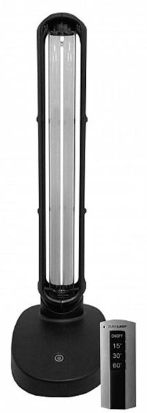 Бактерицидная настольная лампа EUROLAMP 38W безозоновая black - изображение 2