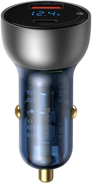 Ładowarka samochodowa Baseus Particular Digital Display QC+PPS Dual Quick Charger Car Charger 65 W Shallow tarnish (CCKX-C0A) - obraz 4