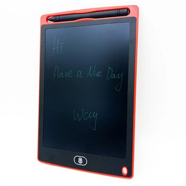 Дитячий графічний планшет для малювання A-Toys Writing Tablet LCD 10", на батарейці, зі стілусом Червоний - зображення 5