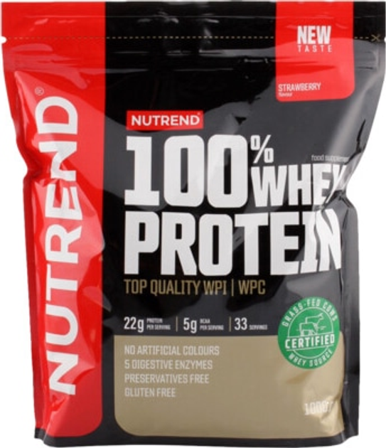 Протеїн Nutrend 100% WHEY PROTEIN 1000 г Ваніль (8594014860238) - зображення 1
