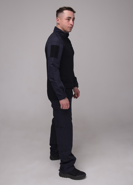 Костюм тактический рубашка убакс и брюки Карго GorLin 52 Синий (БР24/Т44) - изображение 2
