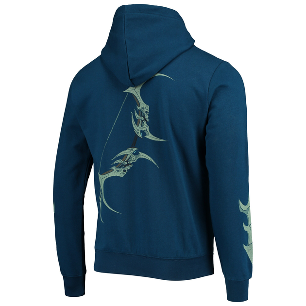 Толстовка JINX World of Warcraft Shadowlands - Queen of Destruction Zip-Up Hoodie Black, S - изображение 2