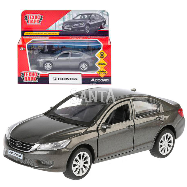 Машинка ігрова Honda Accord хонда акорд сірий, метал, 11см. TechnoPark ACCORD-GY (FOB) - Фото 1 Машинка ігрова Honda Accord хонда акорд сірий, метал, 11см. TechnoPark ACCORD-GY (FOB) - зображення 1
