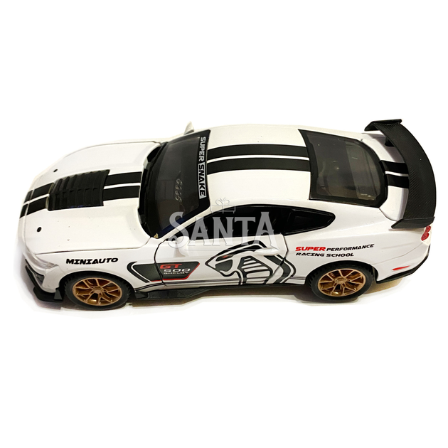 Машинка металлическая Ford Mustang Shelby GT500 "AutoExpert" Форд Мустанг шелби GT500 белый 16*6*6 см (LF - 03608) - Фото 3 Машинка металлическая Ford Mustang Shelby GT500 "AutoExpert" Форд Мустанг шелби GT500 белый 16*6*6 см (LF - 03608) - изображение 3