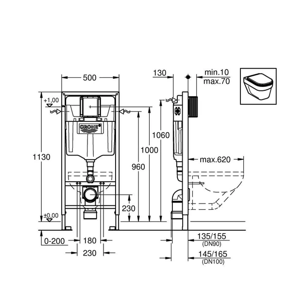 Набор инсталляционный GROHE SOLIDO PERFECT 39186000 – фото, отзывы ...