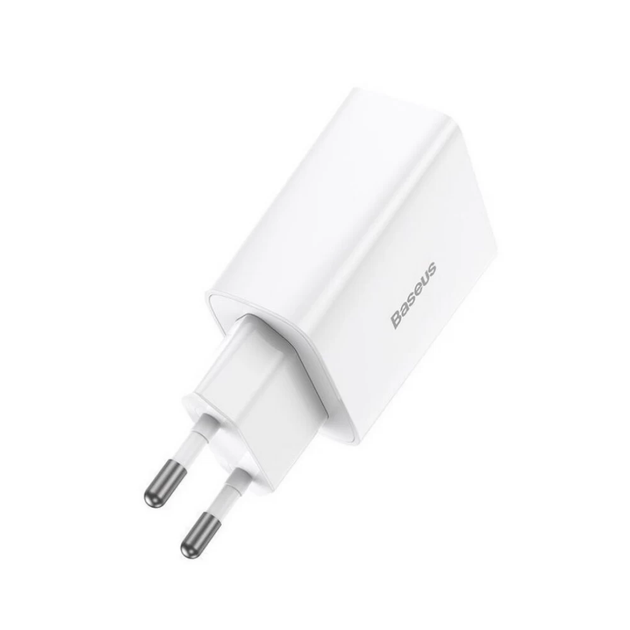 Сетевое зарядное устройство Baseus Speed Mini Quick Charger USB-C 20W EU White - изображение 3