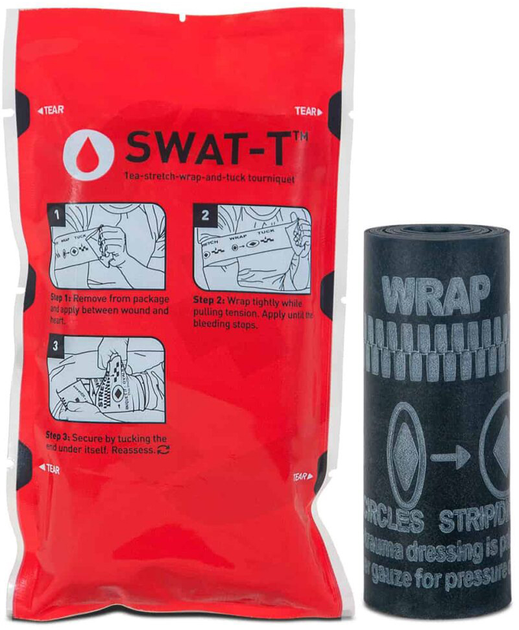 Джгут SWAT Stretch Wrap And Tuck Чорний (НФ-00000014) - зображення 1