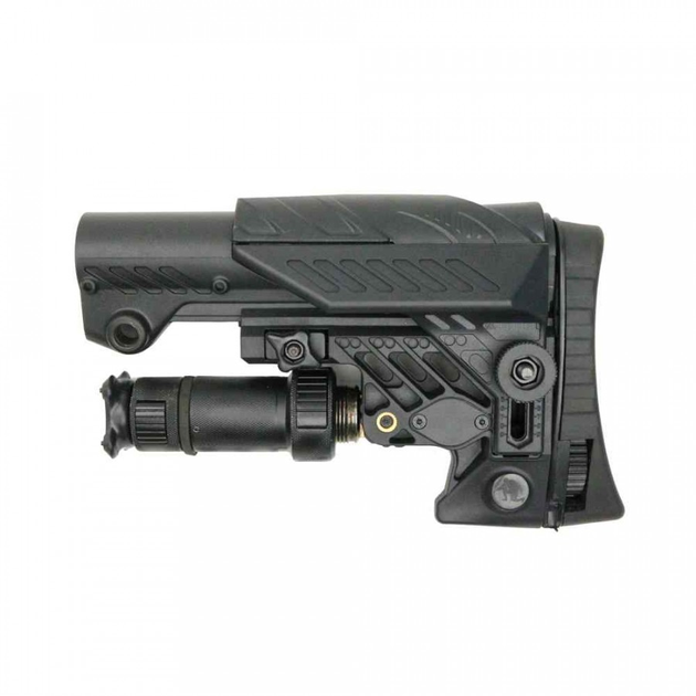 Приклад Short Multi Position Sniper Mk.2 Ars CAA Black (Чорний) - зображення 1