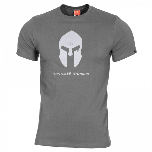 Футболка Spartan Helmet Pentagon Pentagon Wolf-Grey M Тактическая мужская - изображение 1