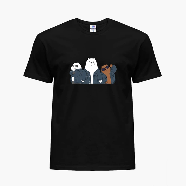 Детская футболка для мальчиков Вся правда о медведях (We Bare Bears) (25186-2895-10) 134-140 см Хлопок Черный - Фото 4 Детская футболка для мальчиков Вся правда о медведях (We Bare Bears) (25186-2895-10) 134-140 см Хлопок Черный - изображение 4