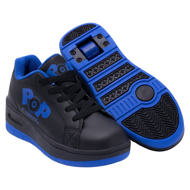 Роликовые кроссовки Heelys POP Wave (с кнопкой) HES10292 (Черный, 36.5 ...