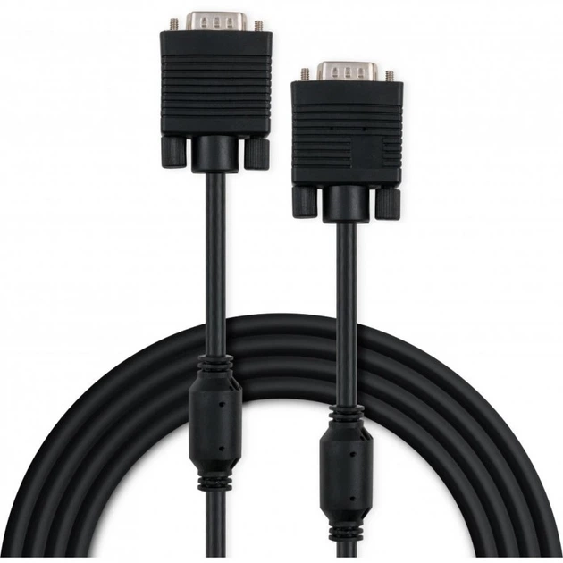 Кабель мультимедийный VGA M to VGA M 3.0m Vinga (VCPVGAF3BK) - изображение 2