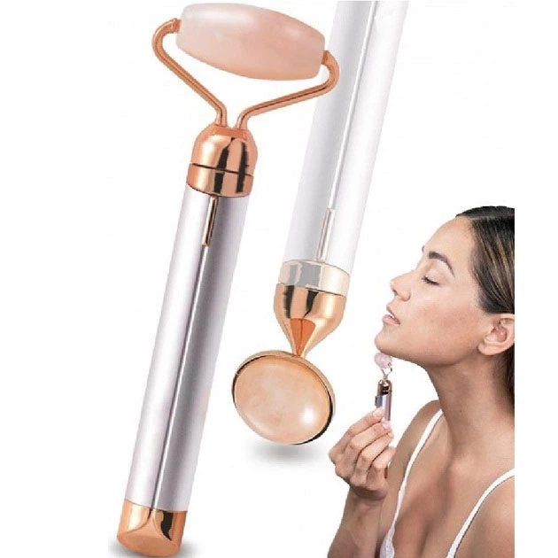 Электрический роликовый массажер для лица с пресс-насадкой Flawless Facial Roller - изображение 8