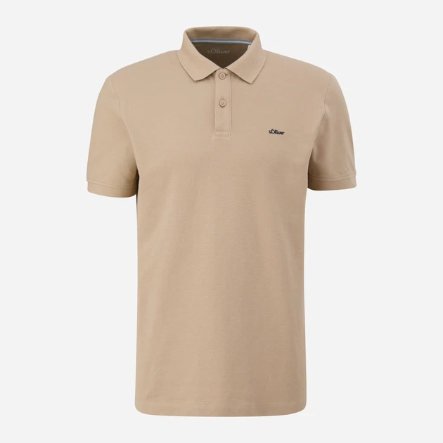 Koszulka polo męska s.Oliver 2129488-8411 L Brązowy (4099972660509) - obraz 4