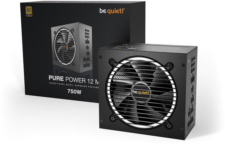 Блок живлення be quiet! BN343 Pure Power 12 M 750W Black (4260052189481) - зображення 4