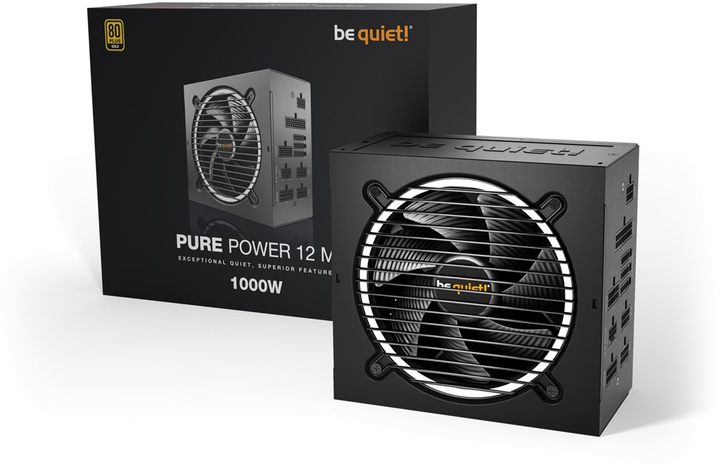 Блок живлення be quiet! BN345 Pure Power 12 M 1000W Black (4260052189504) - зображення 5