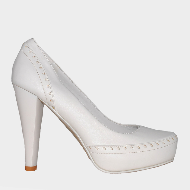 Акція на Жіночі туфлі L&P RE375-D03 36 23 см Білі від Rozetka