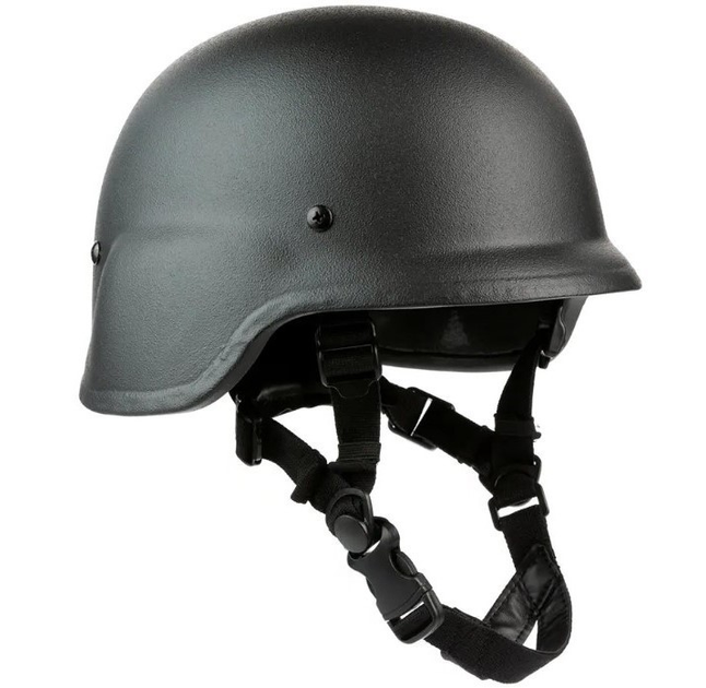 Баллистическая шлем-каска PASGT черного цвета стандарта NATO (NIJ 3A) M/L - изображение 1