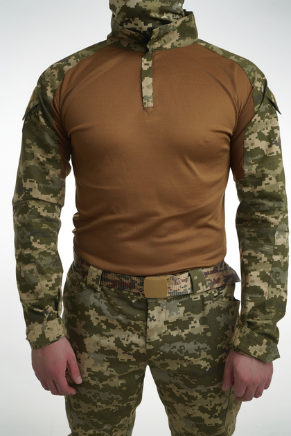Тактическая боевая рубашка (убакс) SM Group розмір 2XL Пиксель - изображение 1