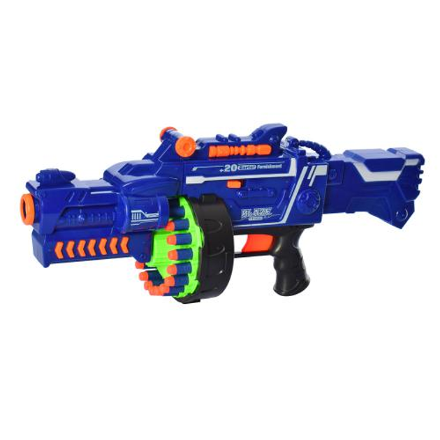Игрушечный автомат - бластер Limo Toy с мягкими пулями на батарейках ...