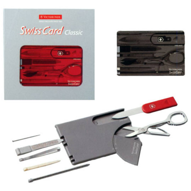 Швейцарская карта Victorinox SwissCard Classic 0.7133.T3 10 функций - изображение 1