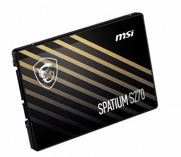 SSD накопитель msi Spatium s270 480gb 2.5" sataiii 3d tlc (s78-440e350-p83) - Фото 3 SSD накопитель msi Spatium s270 480gb 2.5" sataiii 3d tlc (s78-440e350-p83) - изображение 3