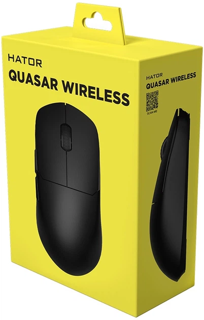 Мишка Hator Quasar Wireless Black (HTM-420) USB - зображення 7