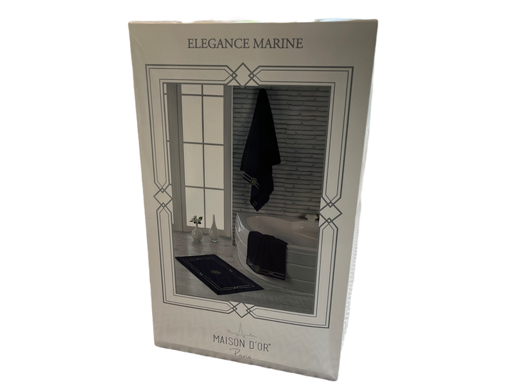 Набір рушників Maison D'or Elegance Marine White махрові 50-80 см, 50-100 см, 85-150 см білі - зображення 5