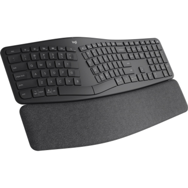 Клавіатура бездротова Logitech Ergo K860 Bluetooth/Wireless UA Black (920-010108) - изображение 1