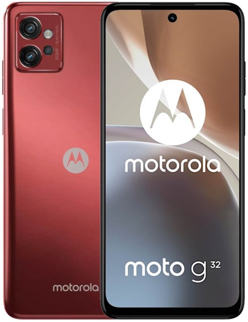 Smartfon Motorola Moto G32 6/128GB Satin Maroon (PAUU0026RO) (bez ładowarki) - obraz 1