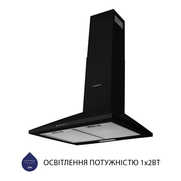 Витяжка купольна MINOLA HK 6614 BL 1000 LED - изображение 3