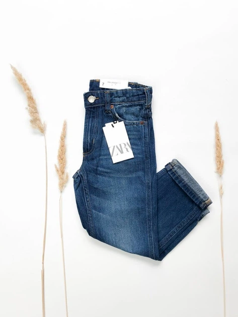 Джинси ZARA 164 см синій артикул Л414 - зображення 2