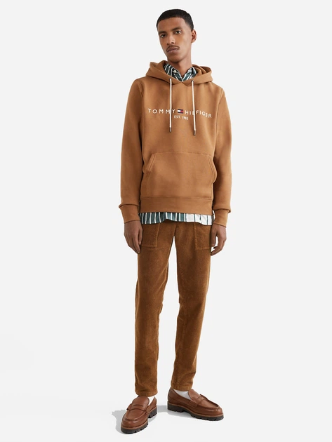 Худи мужское Tommy Hilfiger 498798581 M Коричневое (1159779388) - изображение 5