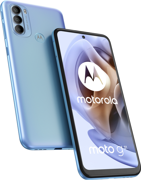 Мобільний телефон Motorola Moto G31 4/64GB Baby Blue (PASU0021PL) - зображення 8