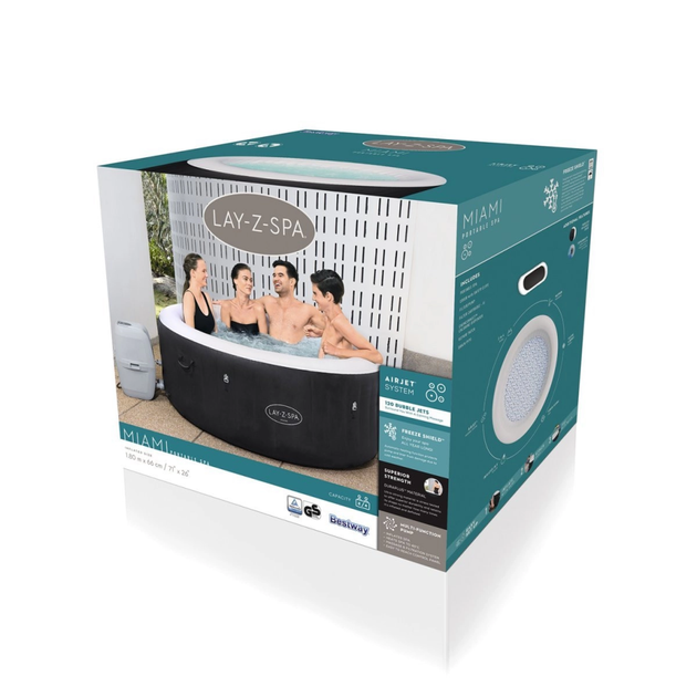 Бассейн-джакузи Bestway 60001 (180-66 см), 669 л - изображение 15