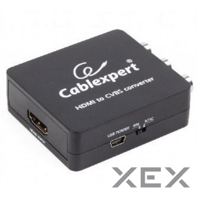 Конвертор HDMI to 3 x RCA Cablexpert (DSC-HDMI-CVBS-001) – фото, отзывы ...