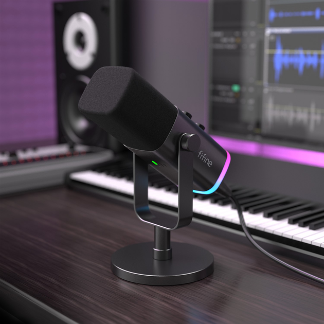 Мікрофон динамічний Fifine AM8 XLR/USB - зображення 15